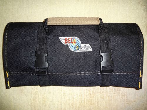 Bell helicopter logo/bell 47/bell 204,205,210 huey&#034;new all black&#034;  tool roll !!