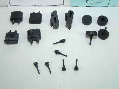 1967-1969 firebird body rubber bumper stopper set show quality