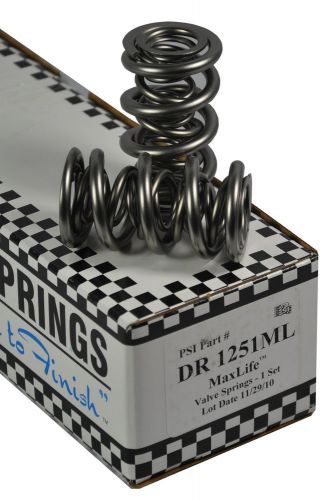 Psi dr1251ml max life drag race triple valve spring 1.660&#034; 1.050&#034; max lift (16)