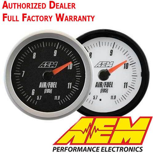 Aem 30-5143 e85 wideband air/fuel gauge universal eugo a/f analog display face