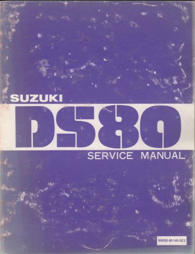 1981 suzuki ds80 motorcycle  service manual