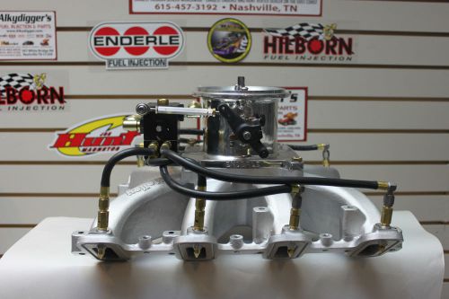 Enderle 4&#034; single throttle body  chevy ls3  rec   port new drag  w manifold