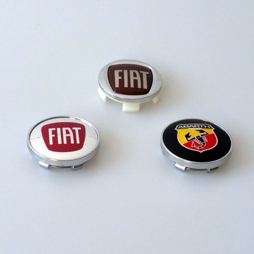 4pcs 60mm fiat abarth car wheel center caps emblem wheel cover hub wheel trim