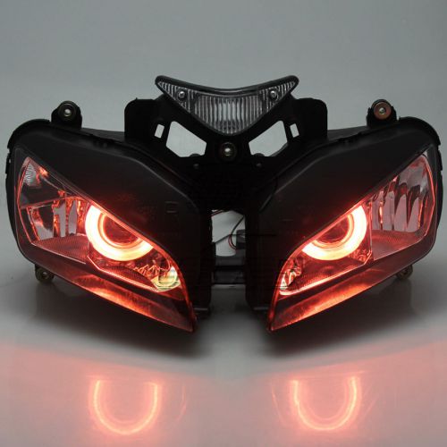 Red angel eyes hid projector aseembly headlight for honda cbr1000 2004-2007