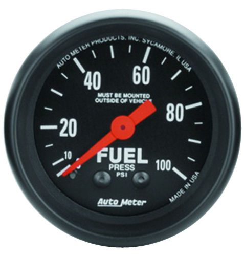 Auto meter 2612 z-series; mechanical fuel pressure gauge