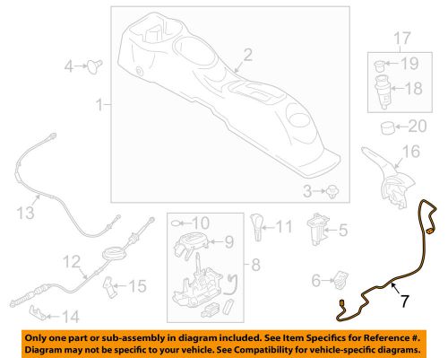 Nissan oem 12-13 versa center console-wire 240183af0a