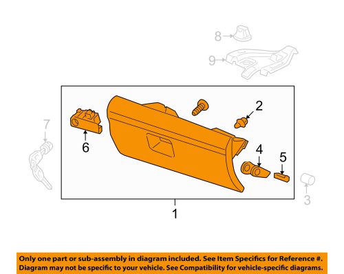 Honda oem 09-15 pilot-glove box assembly 77500szaa02zb