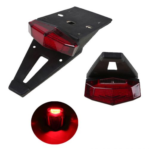 Universal motorcycle fender number plate turn signal tail stop light for harley