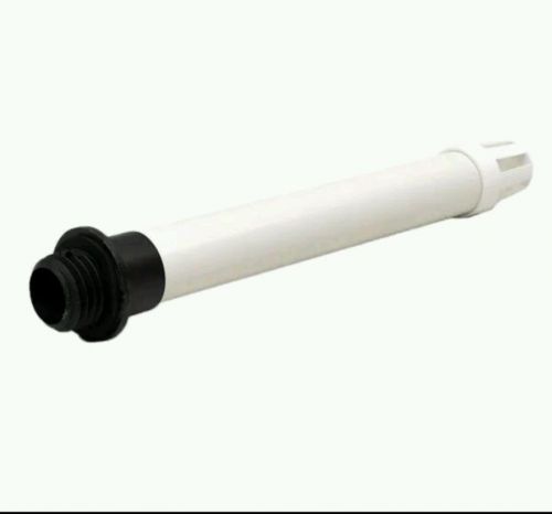 Standard white 9 inch plastic boat livewell overflow drain tube (single)