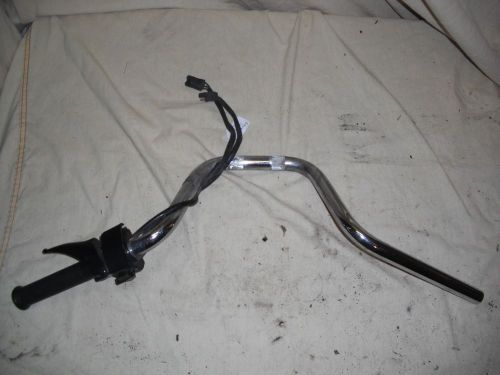 1980s kawasaki invader handle bars chrome with left grip and brake control