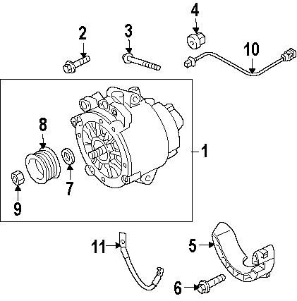 Porsche 99907390831 genuine oem mount bracket bolt