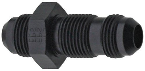 Fragola 483208-bl black size (-8) straight bulkhead fitting