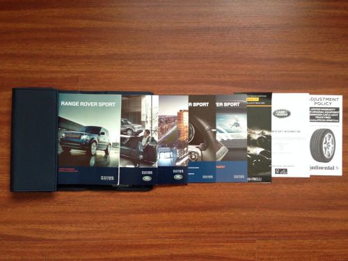 2013 13 range land rover sport owner&#039;s manual operator&#039;s guide books oem