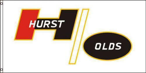 Hurst olds banner flag sign 4x2 feet