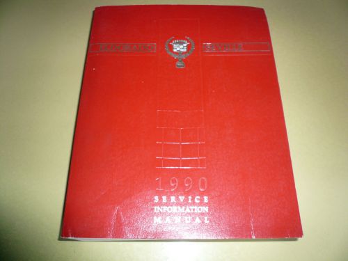 1990 cadillac eldorado &amp; seville service information manual