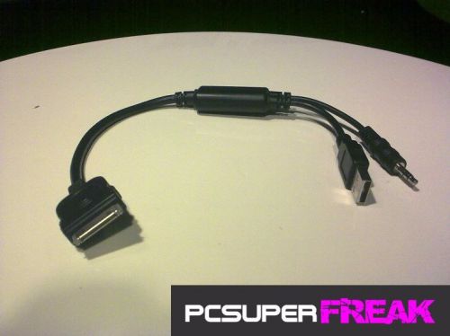 New bmw mini ipod iphone-3g 3gs 4g 4 usb aux cable adapter