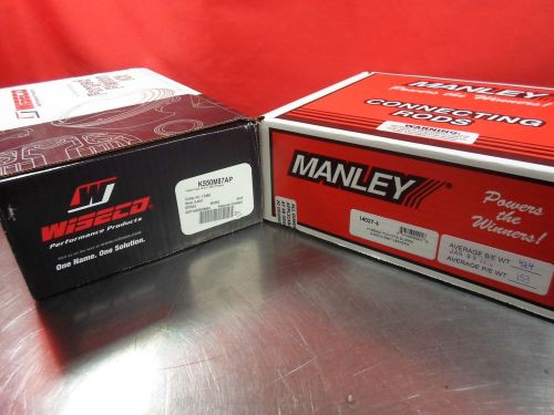 Manley h-beam rods 14027-6 wiseco pistons k550m87ap toyota supra 2jzgte turbo