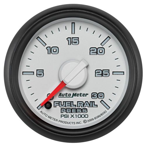 Auto meter 8593 factory match; fuel rail pressure gauge fits ram 2500 ram 3500