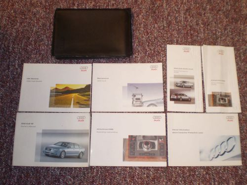 2006 audi a6 car owners manual books navigation guide case all models