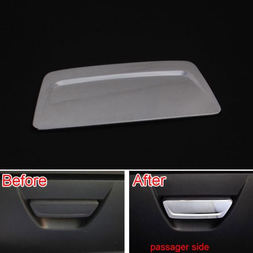 1x for focus 2012-2015 passager side abs chrome glove box lid handle trim cover