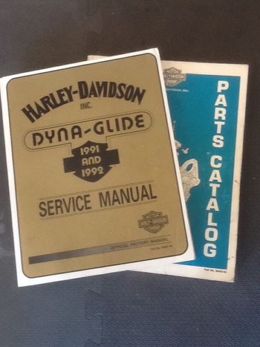 91-92 harley-davidson dynaglide service and parts manuals