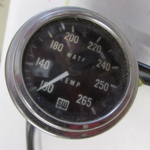 Stewart warner 2 inch water temperature gauge rat rod gasser nostalgia race