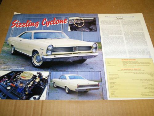 1967 mercury 427 w-code comet cyclone magazine article