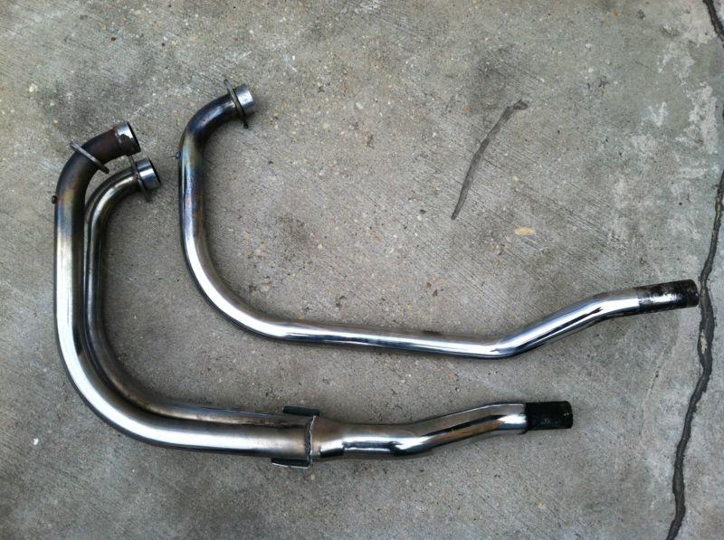 Triumph legend tt ---  header exhaust pipes ----