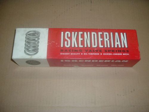 Isky iskenderian racing valve springs 8005-a chrome silicon with steel retainers