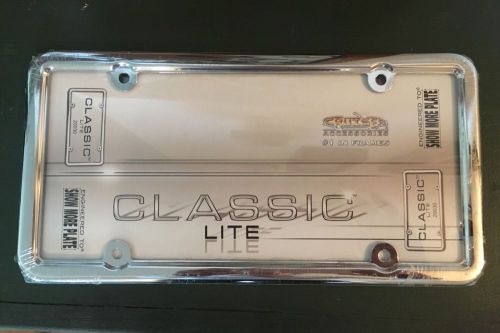 New cruiser accessories chrome classic lite car/truck license plate frame