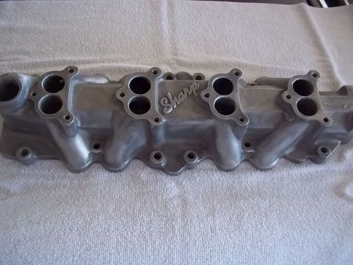 Sharp flathead 4x2 racing intake manifold rare 4 deuce