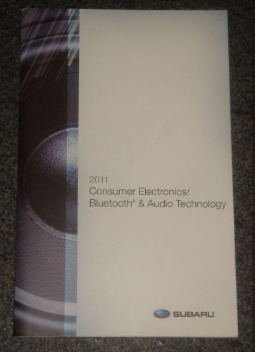 2011 subaru bluetooth &amp; audio users manual