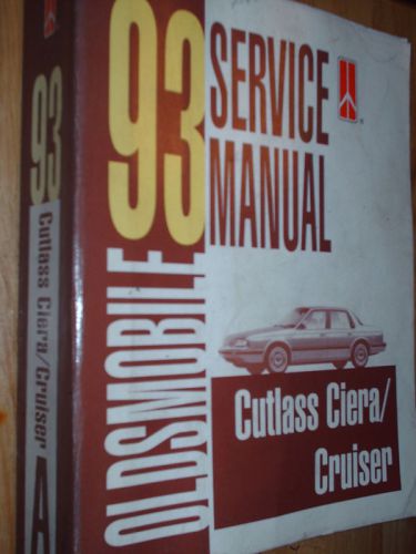 1993 oldsmobile cutlass ciera+ shop manual / book