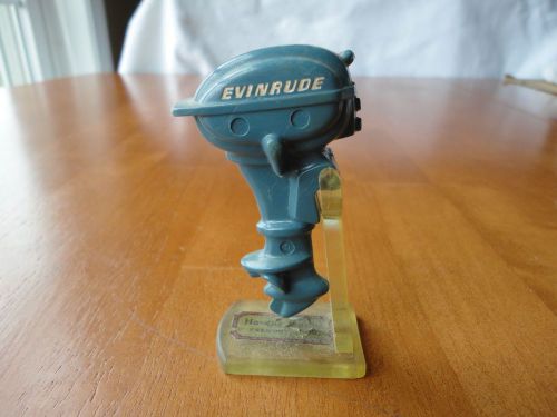 Rare! antique evinrude figural outboard motor salesperson pin badge must see!