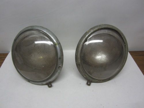 Vintage vw &amp; hella volkswagen headlights type i bug beetle oval