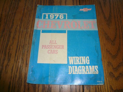 1976 chevrolet passenger car wiring diagrams supplement st 359-76