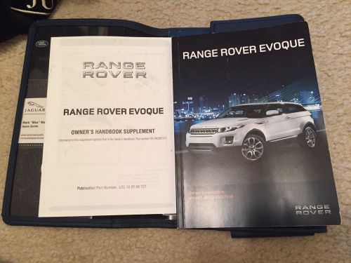 2012 rang rover evoque manual book