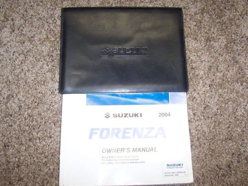 2004 suzuki forenza operator user guide owner owner&#039;s manual s lx ex 2.0l 4cyl