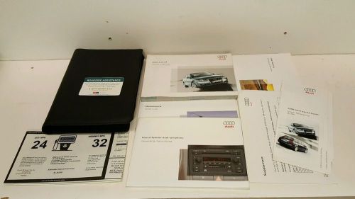 2006 audi a4 owners manual manuals case window sticker supplements