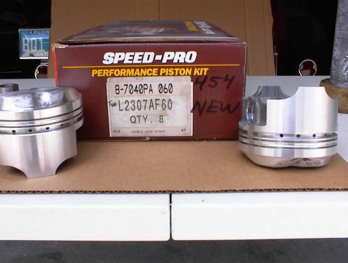 Speed pro 7040pa+060 (l2307af060) big blk chevy gm pistons new