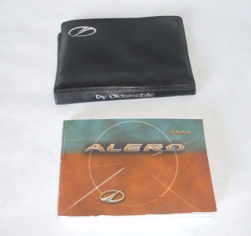 2000 oldsmobile alero factory owners manual book booklet &amp; case