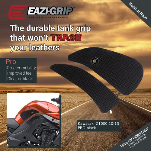 Eazi-grip pro tank grips for kawasaki z1000 2010 – 2013, clear or black
