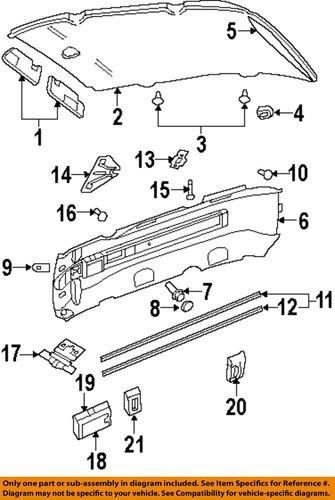 Mopar oem ud42bd1ac interior-roof-coat hook