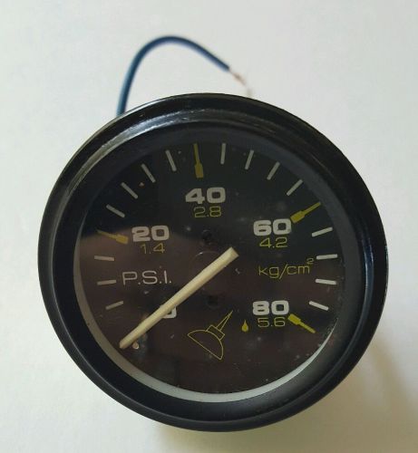 Oil pressure gauge