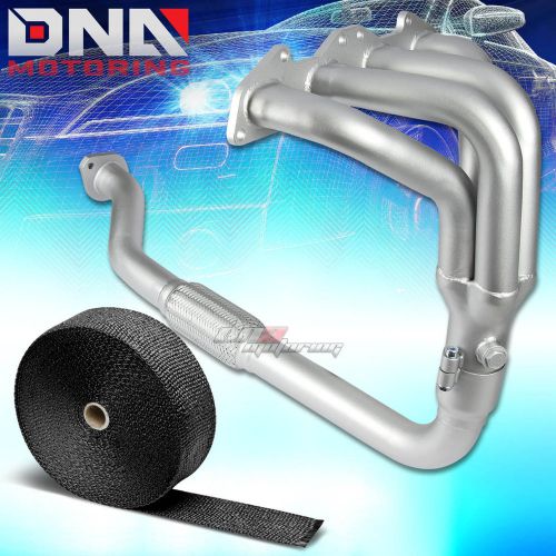 4-1 stainless ceramic racing header for 2g eclipse/talon non-turbo 2.0+heat wrap