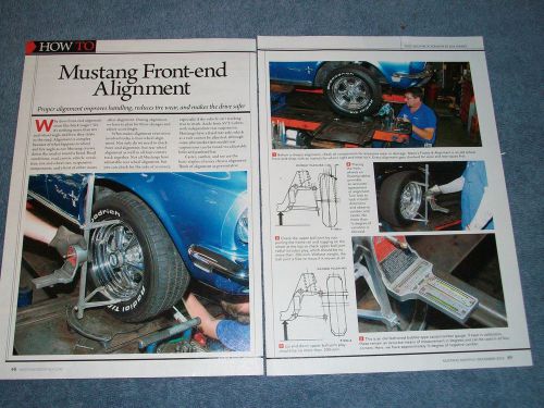 1965-&#039;13 ford mustang how to alignment info and specs