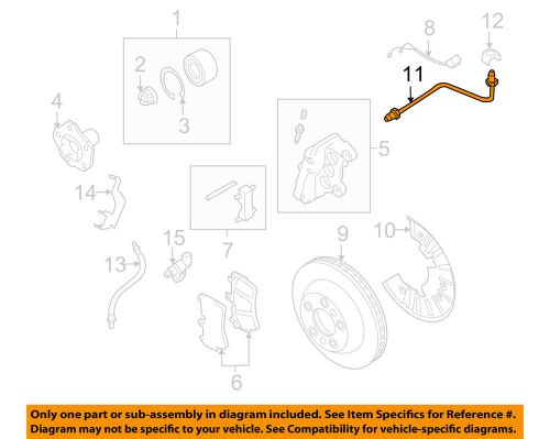 Porsche oem 08-10 cayenne brake-front-brake tube right 95535558250