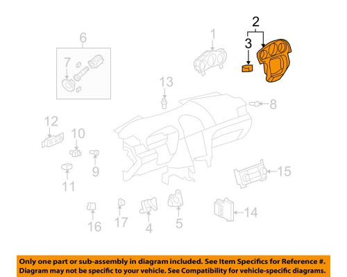 Saturn gm oem 07-09 aura cluster switches-cluster trim 25875301