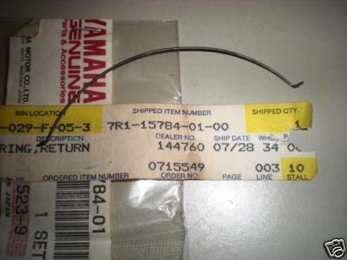 Nos yamaha yg550d spring return 7r1- 15784-01