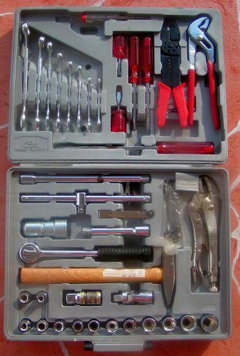 Sea fit 76 piece deluxe chrome vanadium marine/mechanic tool kit/set